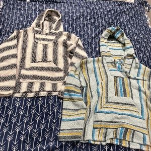Retro woven hoodies (2)